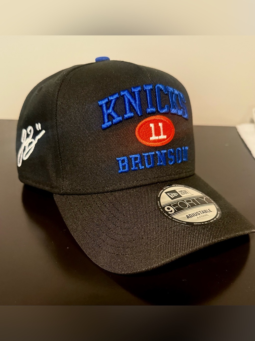 New Era 9forty A-Frame Snapback, NY Knicks, Jalen Brunson, Rare Special Edition!